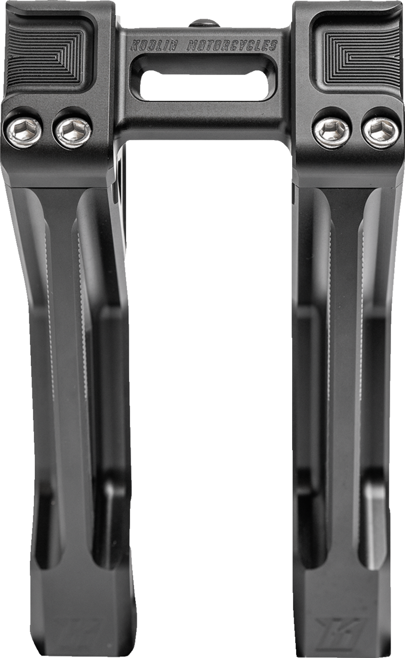 Fastback Risers - Includes Clamp - 10" - Black