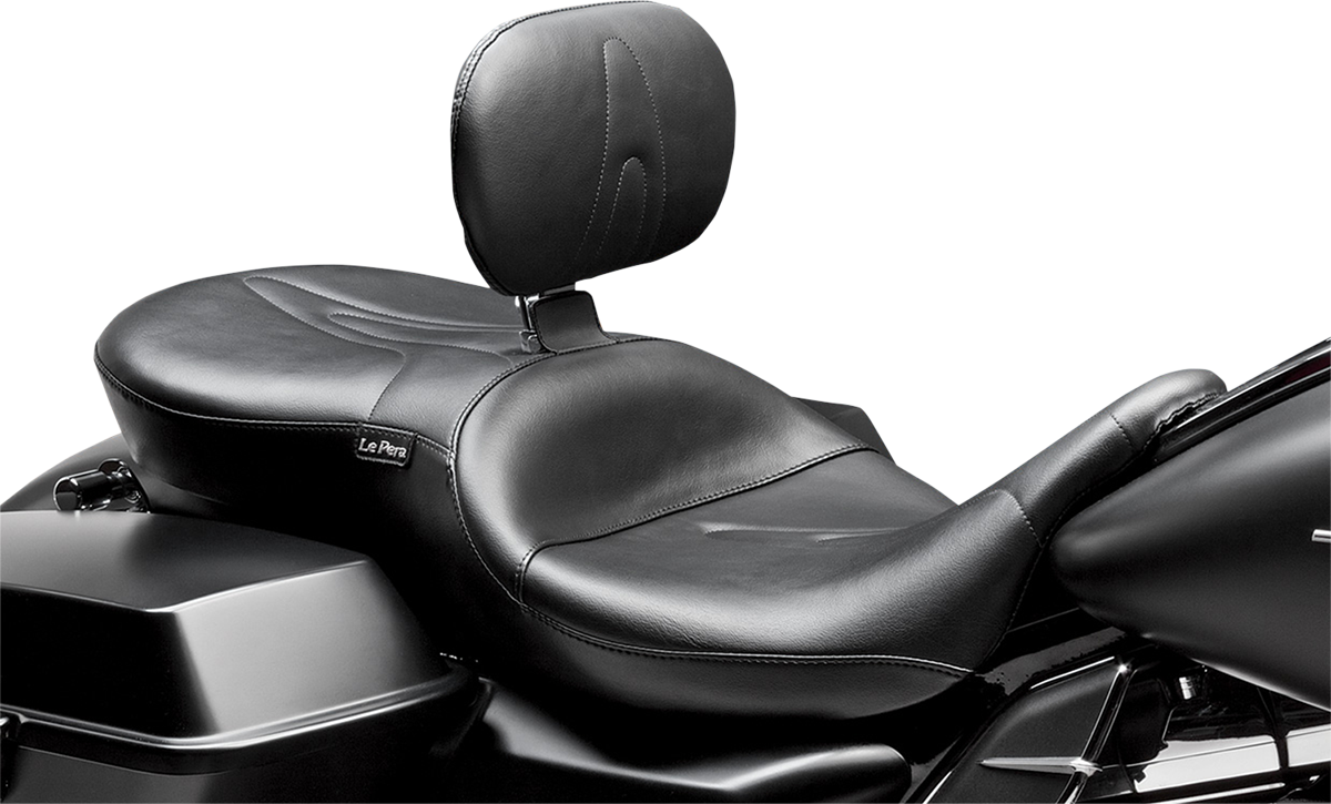 RT66 Seat - With Backrest - Stitched - Black - FL '08-'23