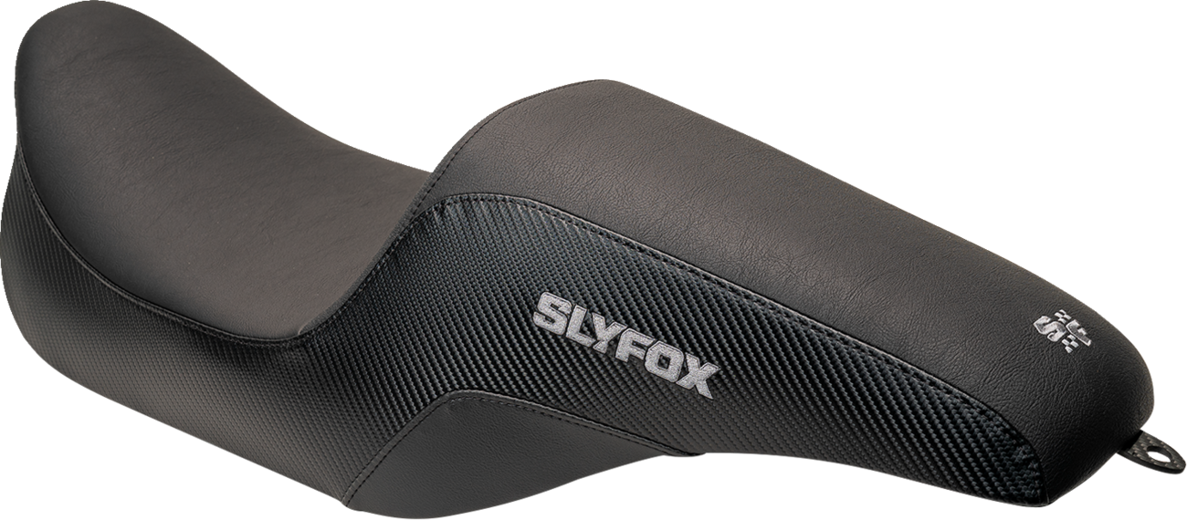 Drifter Seat - Gray Logo - Smooth Vinyl - Carbon Fiber - FL '08-'23