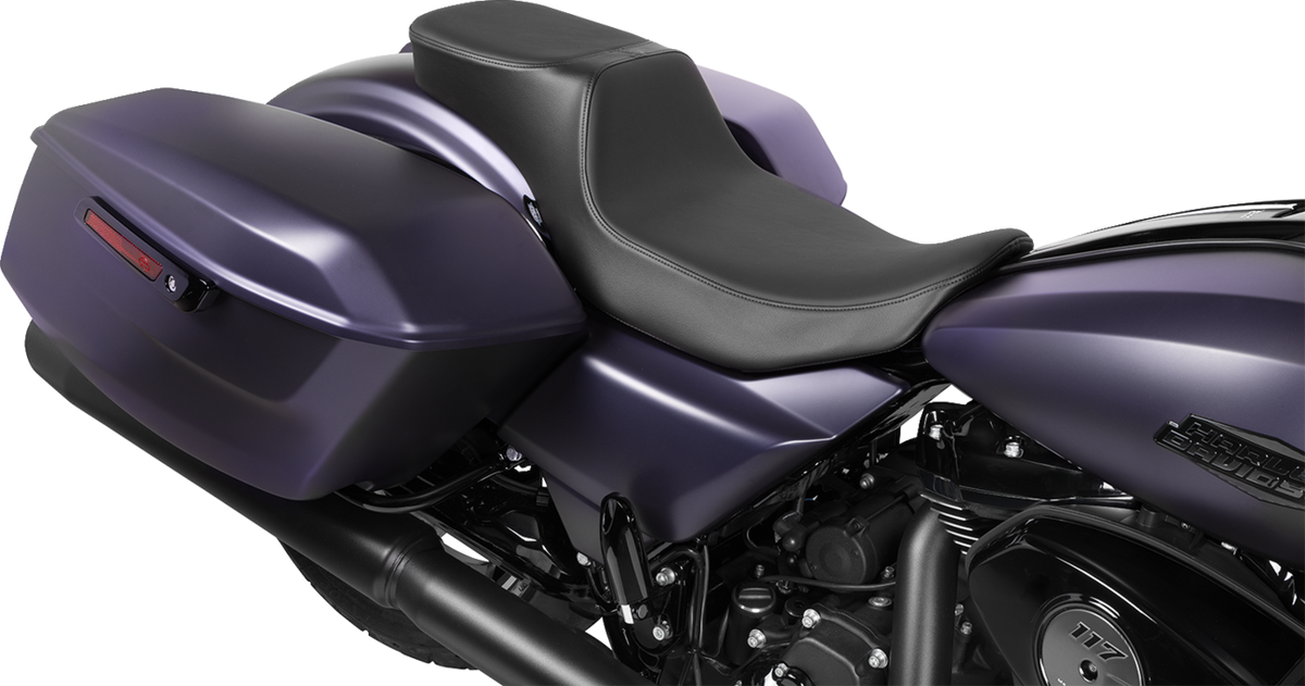 Performance Predator 2-Up Seat - Extended Reach - Solar Leather - Smooth - FLHX/FLTR '23-'24