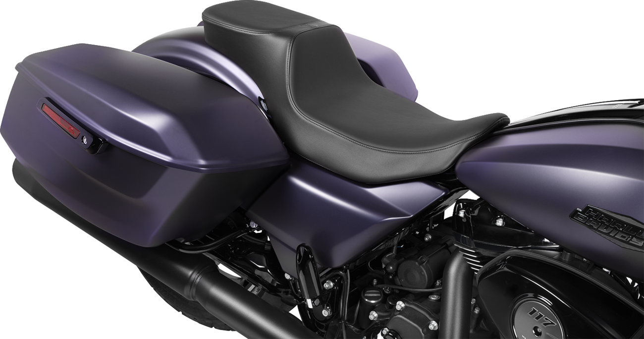 Performance Predator 2-Up Seat - Extended Reach - Solar Leather - Smooth - FLHX/FLTR '23-'24