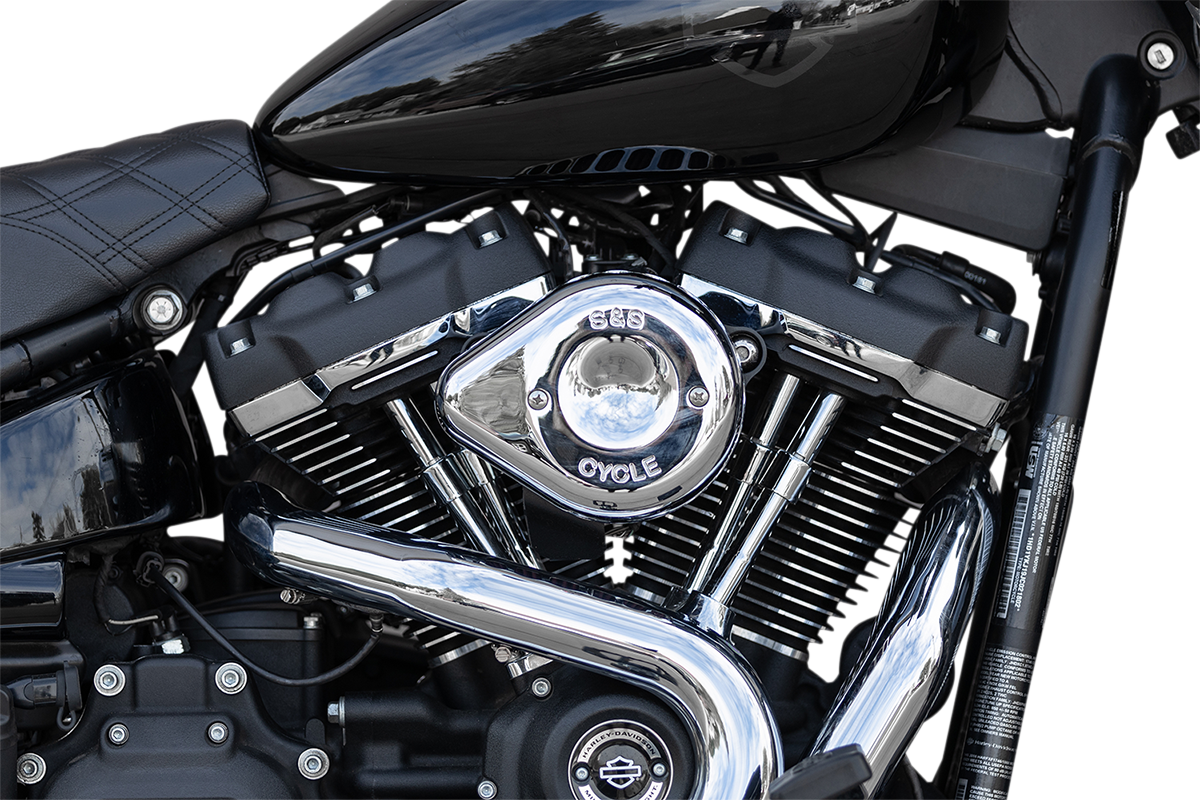 Mini Teardrop Stealth Air Cleaner Kit - Chrome