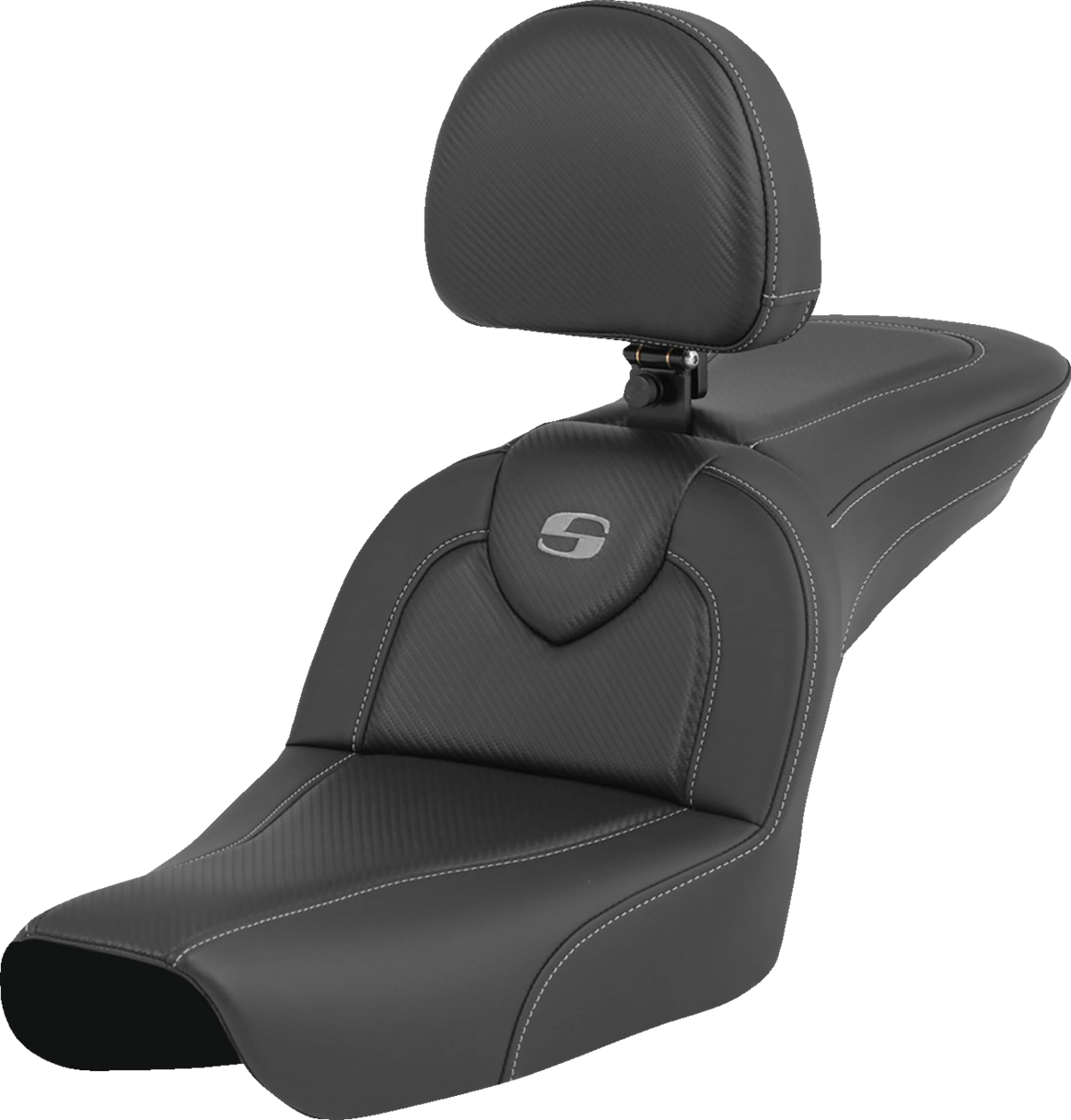 RoadSofa™ - Carbon Fiber - With Driver Backrest - FXDWG '04-'05