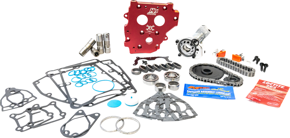 Hydraulic Cam Chain Tensioner Conversion Kit - Factory Style Camshaft - '99-00 TC