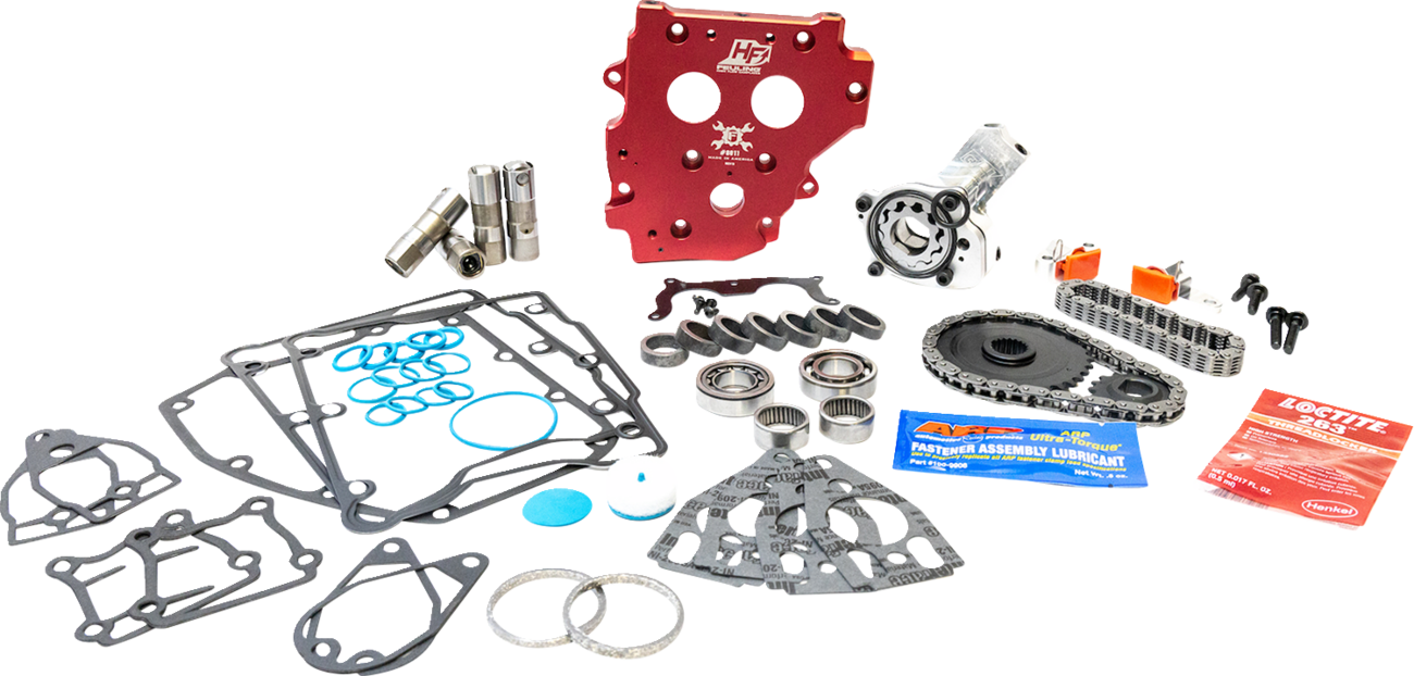 Hydraulic Cam Chain Tensioner Conversion Kit - Factory Style Camshaft - '99-00 TC