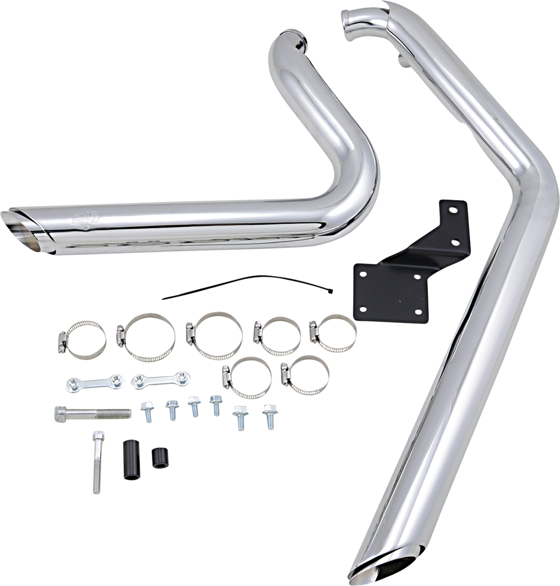 Shortshots Staggered Exhaust System - Chrome