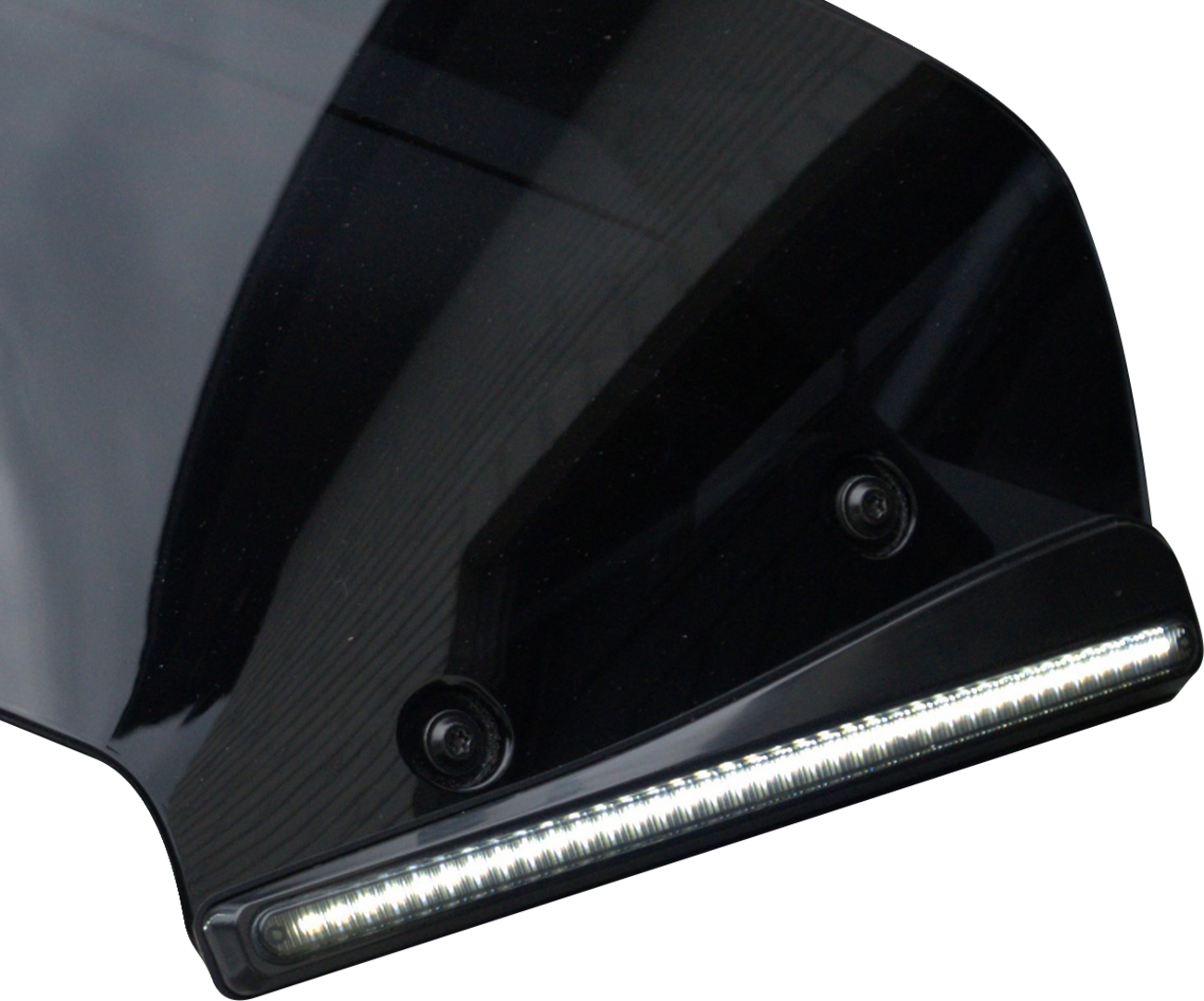 Windshield Trim - LED - Turn Signal - Black - Smoke Lens