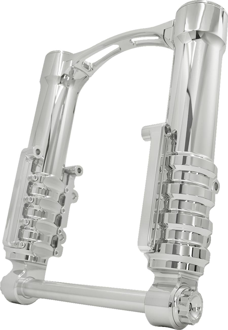 Fork Legs - 49 MM - Chrome - For Factory Brake Caliper