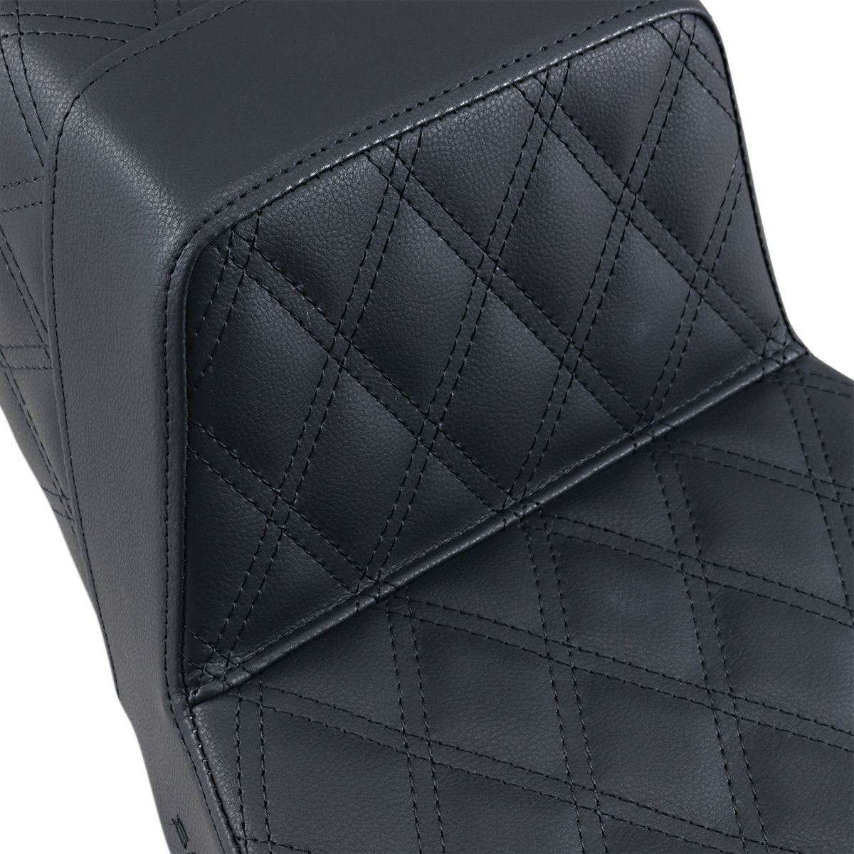 Step-Up Seat - Full Lattice Stitch - Black - FLHR/FLHX