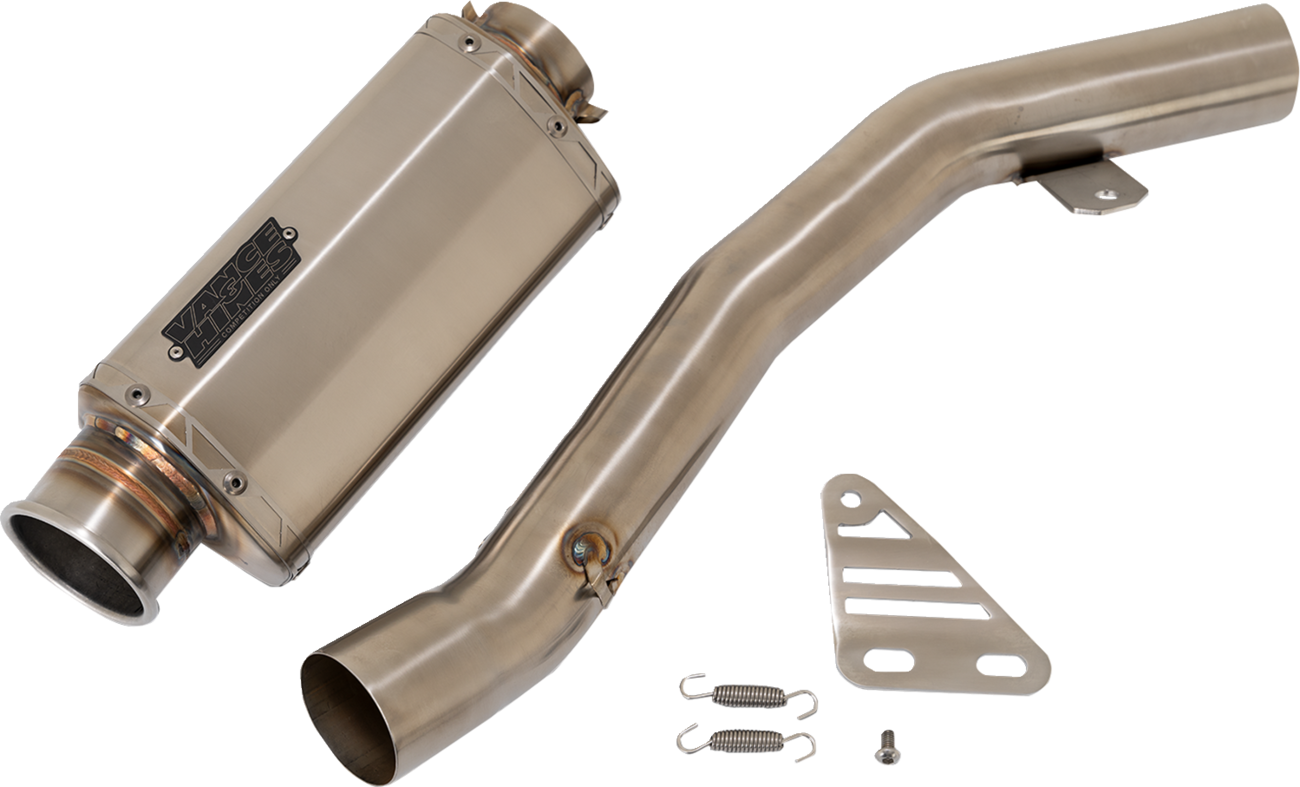 VS-6 Slip-On Muffler - Stainless Steel - Kawasaki Ninja ZX-6R