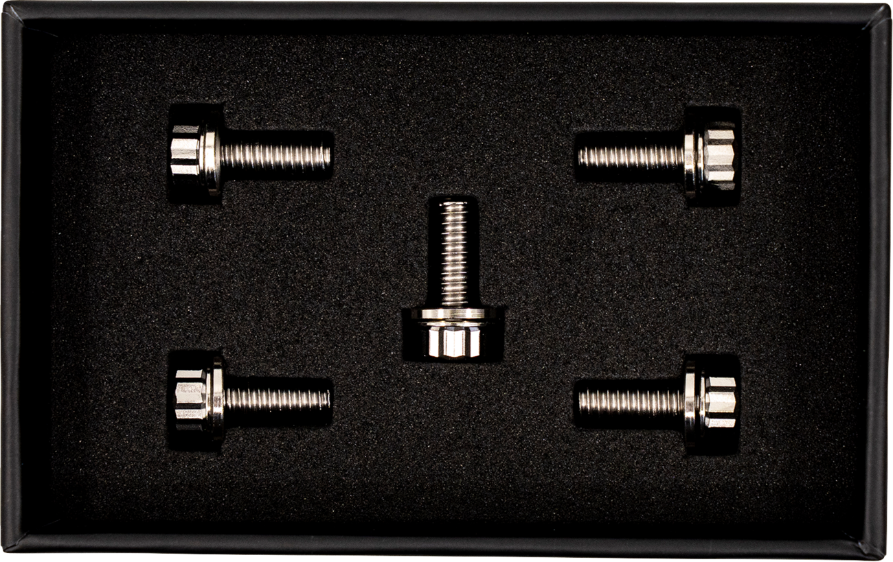 Bitchin' Bolts Hardware Kit - Titanium - M8 - Derby Cover