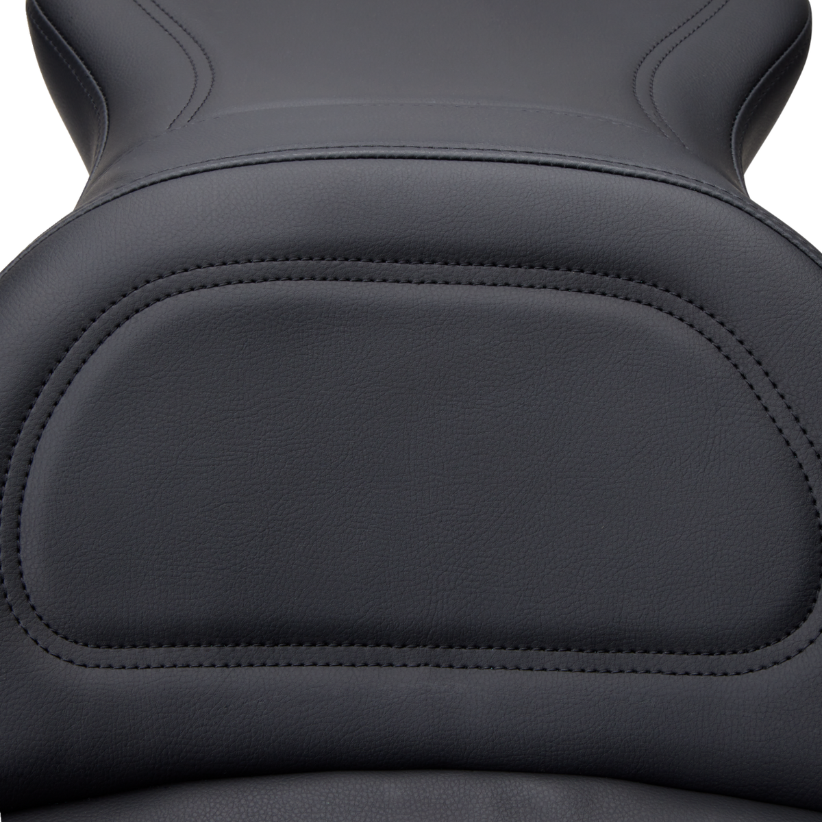 Seat - Explorer™ - Without Backrest - Stitched - Black - FLSTF '07-'17