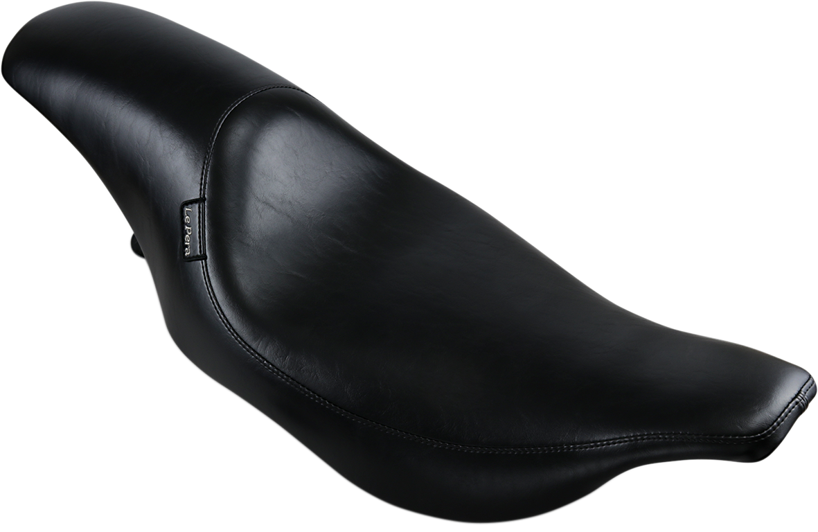 Silhouette Full-Length Seat - Smooth - Black - FLH/FLT '02-'07