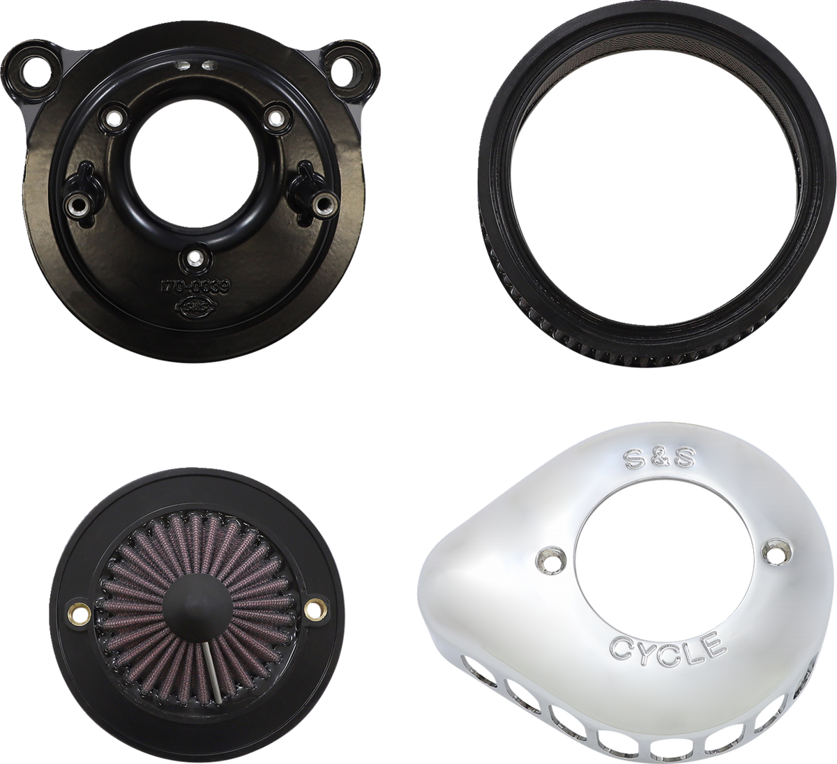 Air Stinger Stealth Air Cleaner Kit - Chrome