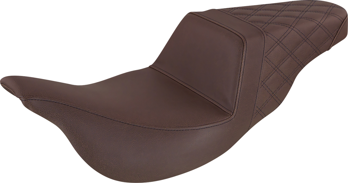 Step-Up Seat - Rear Lattice Stitch - Brown - FL '08-'24