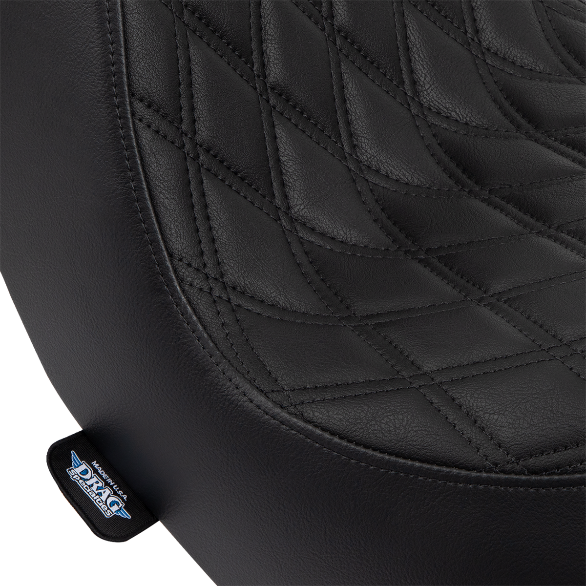 Predator III 2-Up Seat - Vinyl - Double Diamond - Black Stitching - FL/FX '18-'24