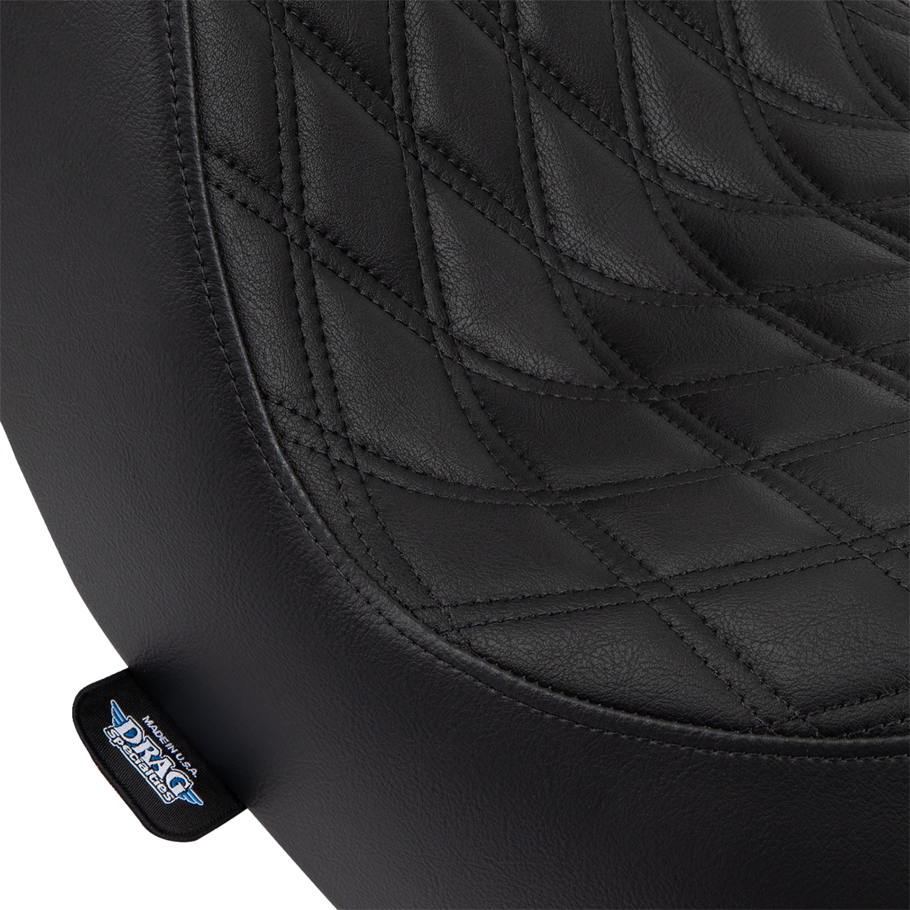 Predator III 2-Up Seat - Vinyl - Double Diamond - Black Stitching - FL/FX '18-'24