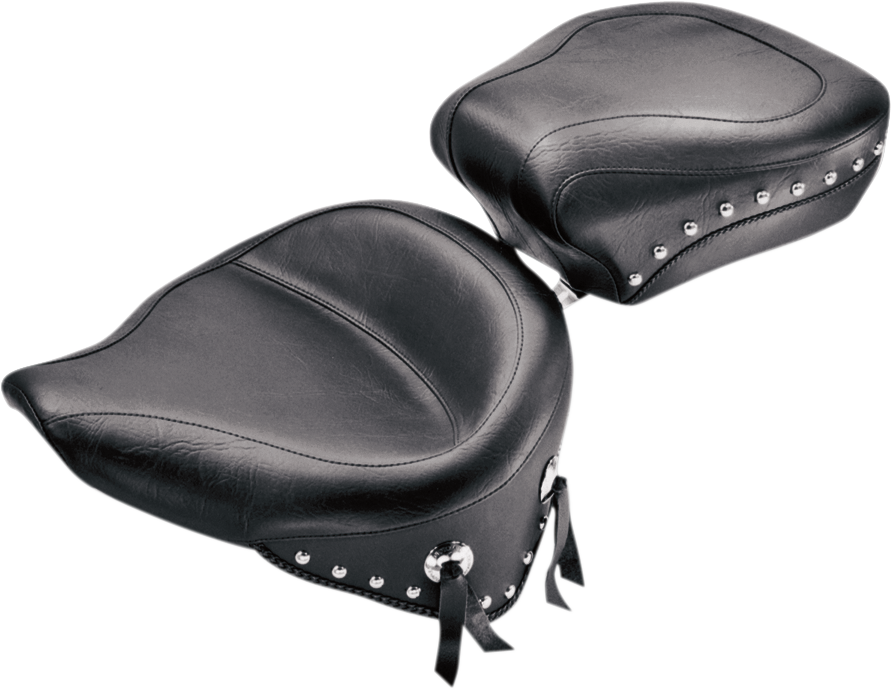 Wide Studded Solo Seat - Softail '84-'99