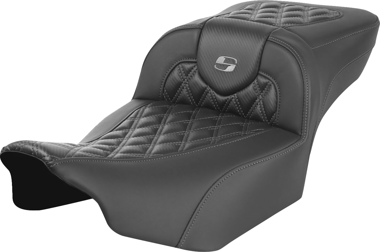 Roadsofa™ Extended Reach Seat - Without Backrest - Lattice Stitch - Dark Gray Stitch - FL/FX '23-'24