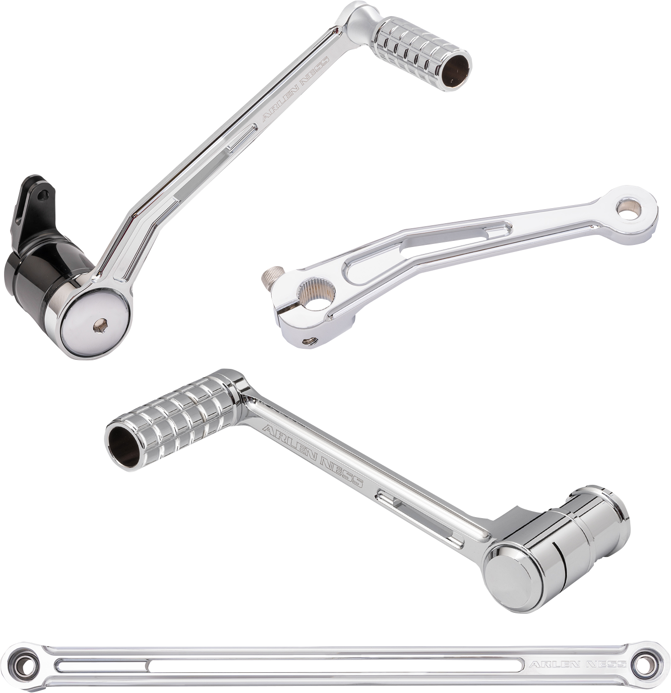 SpeedLiner Foot Control Kit W/ Toe Shifter - Solo - Chrome
