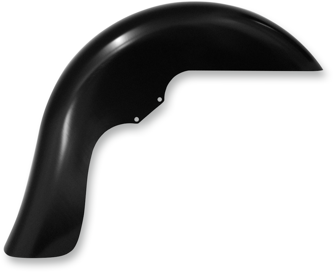 Benchmark Front Fender - For Raked Tree - Black - 23" - HD Touring/Trike