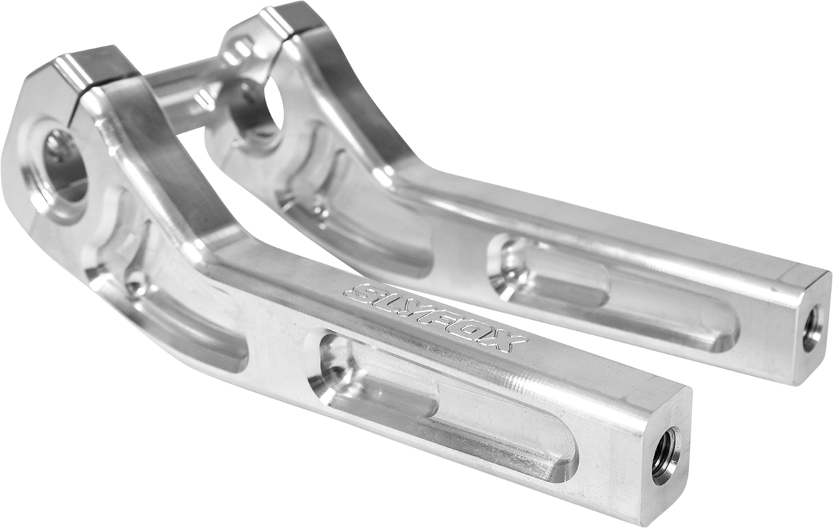 Handlebar Riser Kit - Pullback - 1" Clamping - 8" Rise - Raw