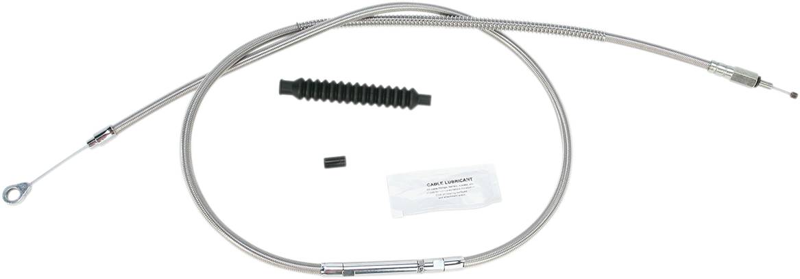 High-Efficiency Stainless Steel Clutch Cable For Harley-Davidson - +6" - '06-'16 Dyna