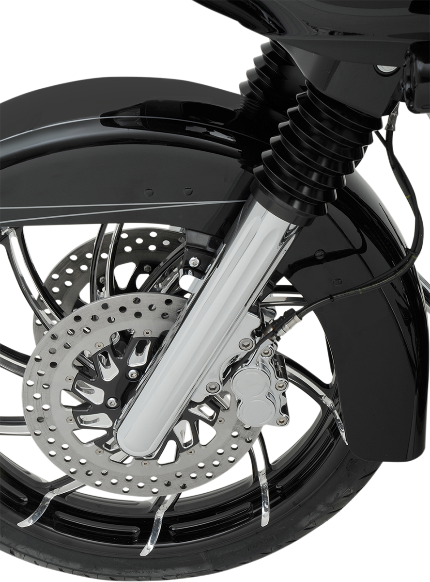 Fork Legs - Chrome - Deep Cut - Dual Disc
