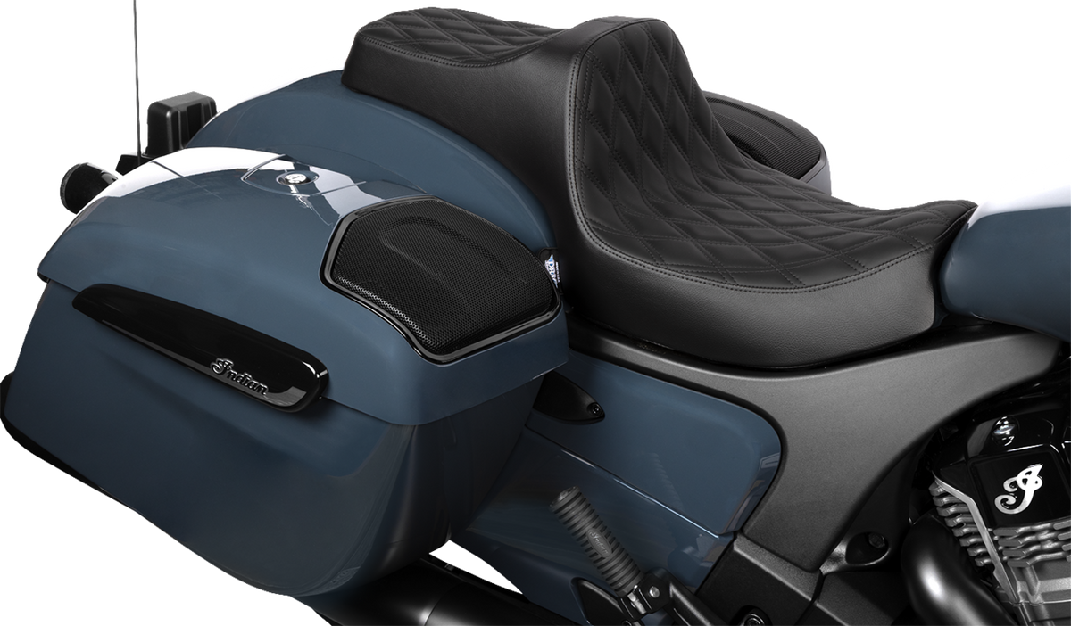 Predator III 2-Up Seat - Vinyl/Solar Leather - Double Diamond - Chieftain '25/Challenger '20-'25