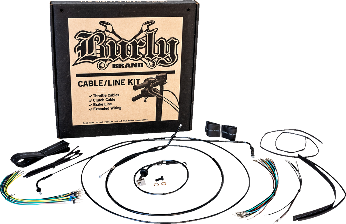 Extended Cable Kit - 12" Ape Hanger - Rebel