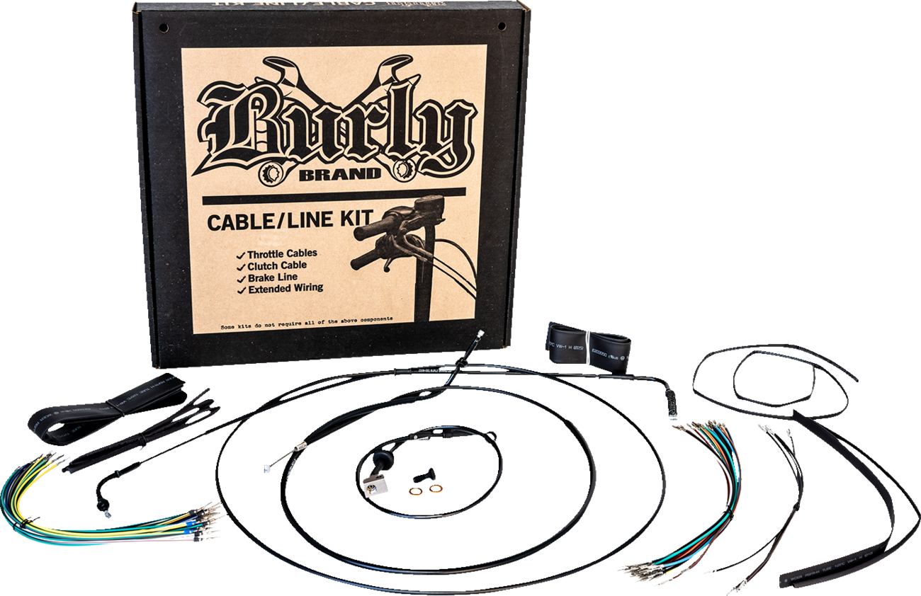 Extended Cable Kit - 12" Ape Hanger - Rebel