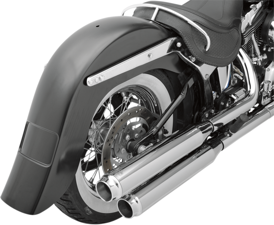 4" Stretched Rear Fender - Frenched - HD Softail '99-'17