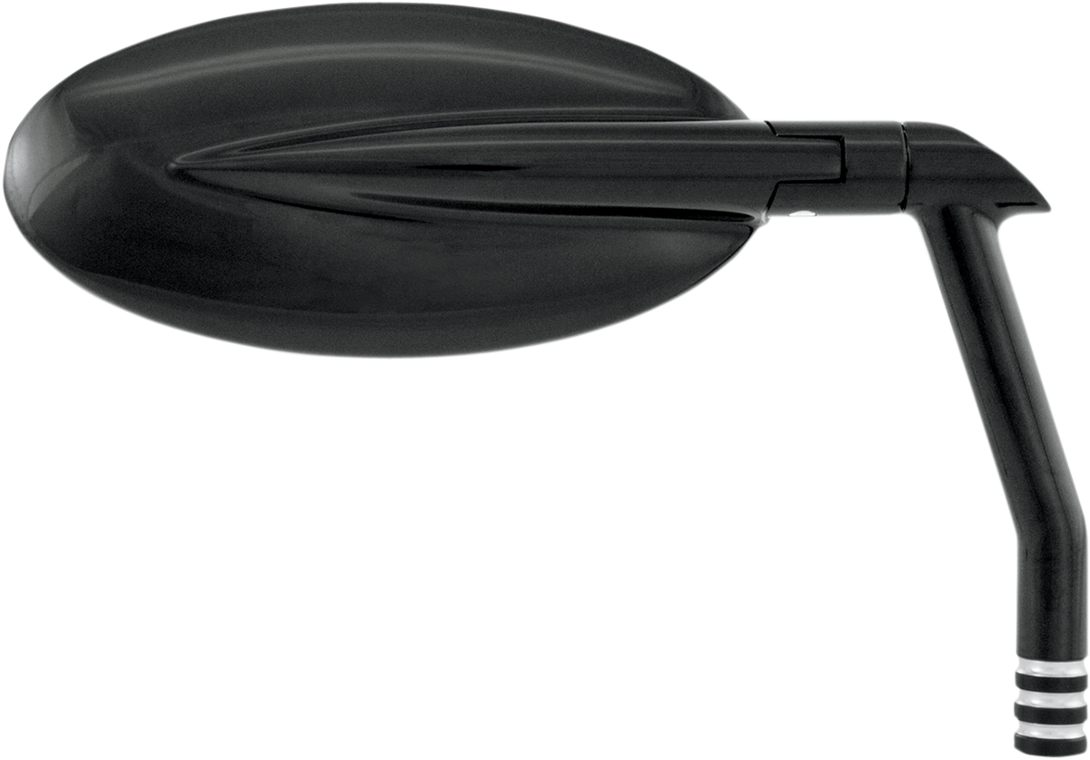 Mirror - Vision - Side View - Oval - Black/Contrast Cut - Left/Right