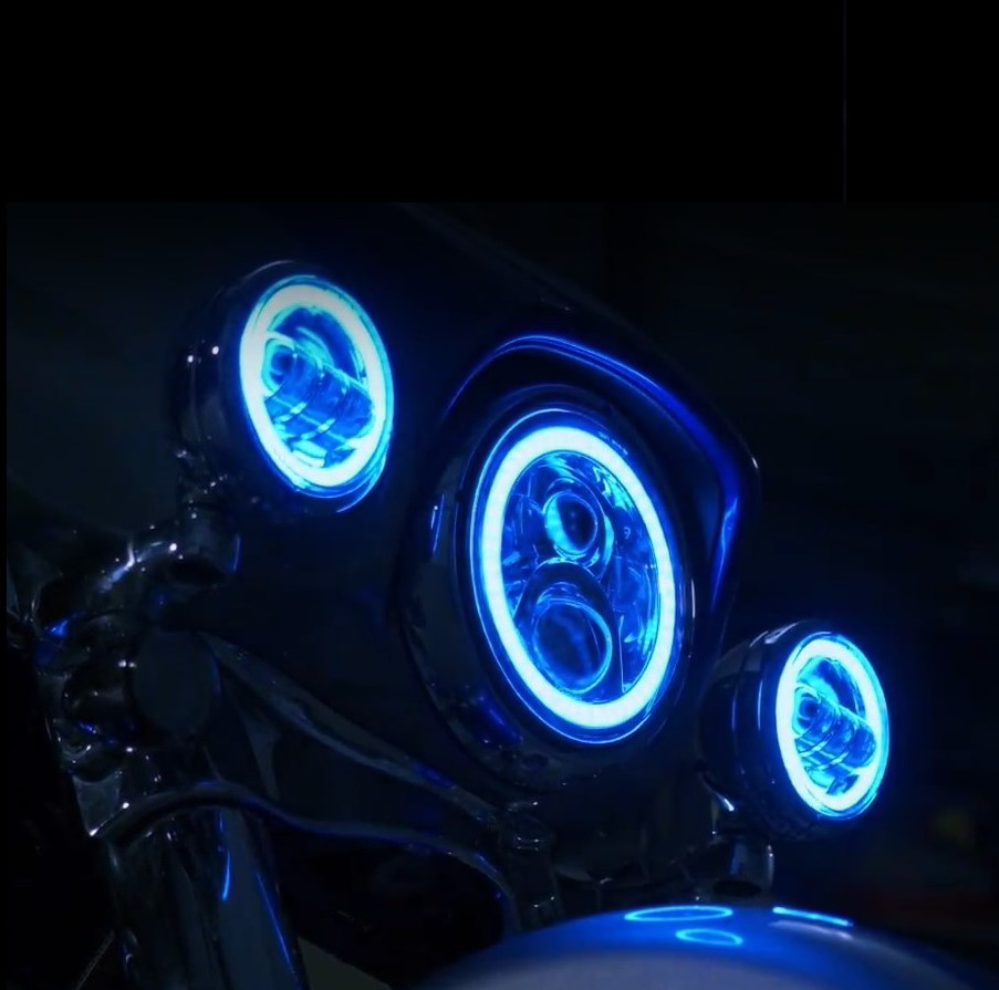ProGLOW™ 7" Headlamp - With Mounting Ring - Black