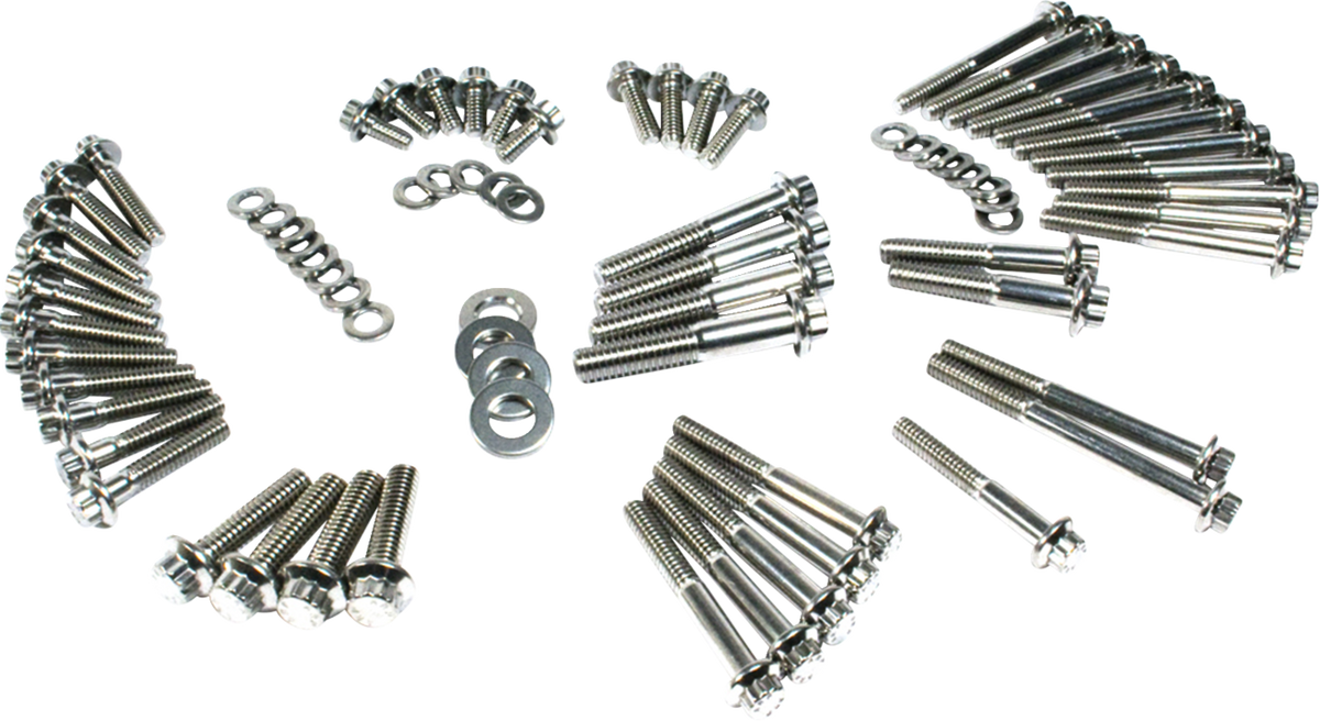 Fastener Kit - External Primary/Transmission - 12-Point - FX
