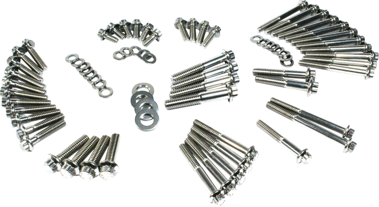 Fastener Kit - External Primary/Transmission - 12-Point - FX