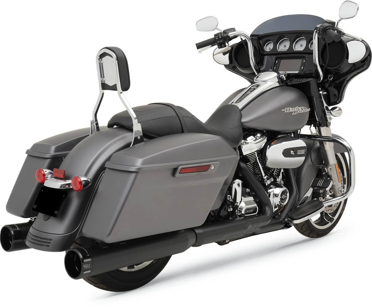 4-1/2" HP-Plus® Slip-On Mufflers - Black With Klassic - Touring