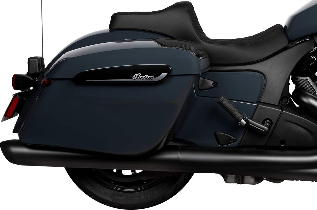 Predator III 2-Up Seat - Vinyl - Double Diamond - Black Stitch - Chieftain '25/Challenger '20-'25