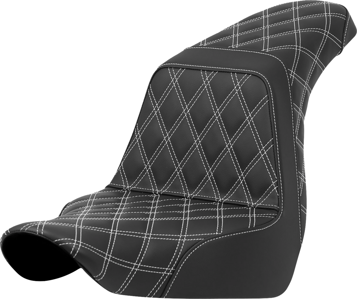 Step-Up Seat - Full Lattice Stitch - White Stitch - FXLR/FLSB '18-'21