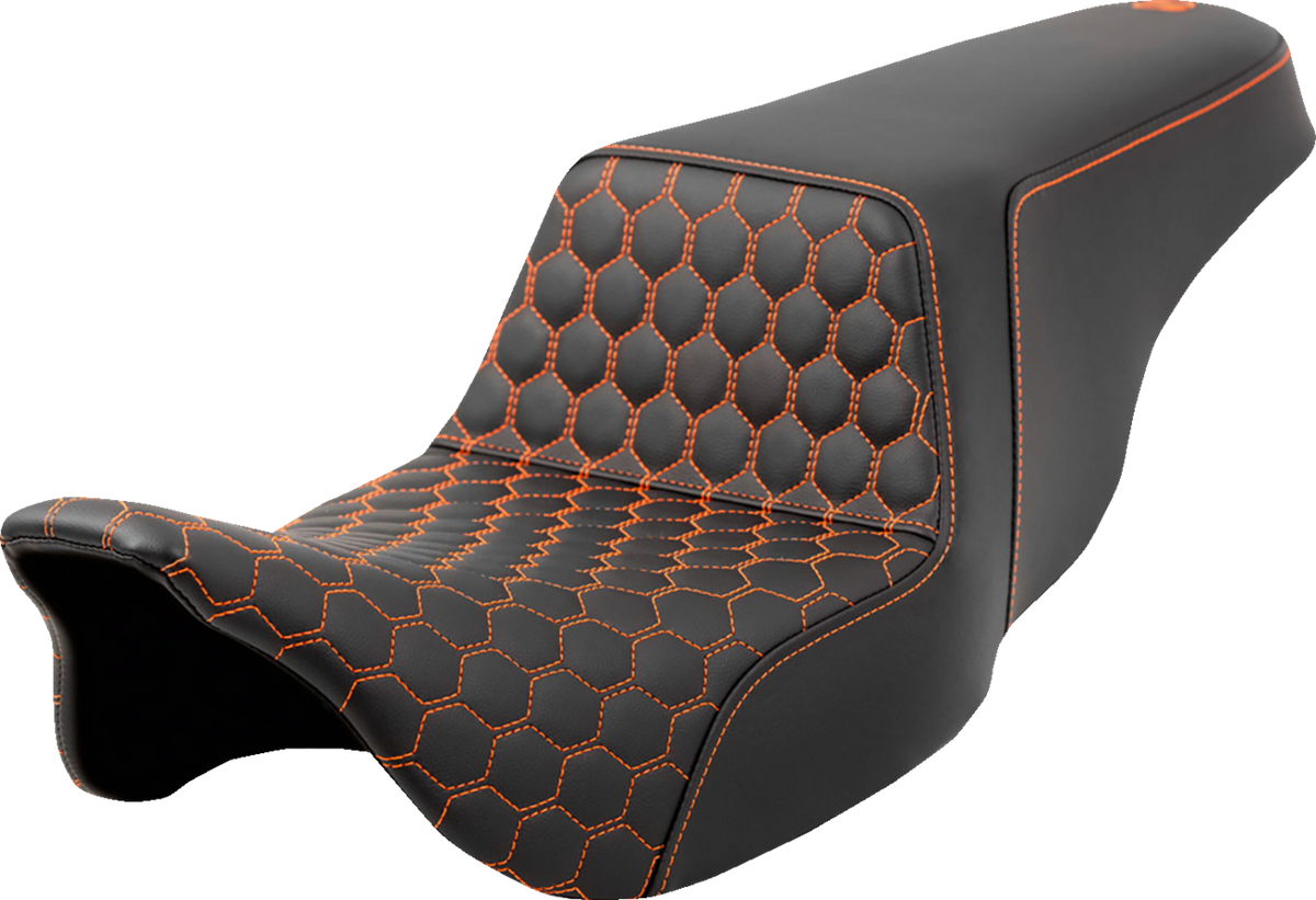 Step-Up Seat - Honeycomb - Orange Stitching - FL '08-'23