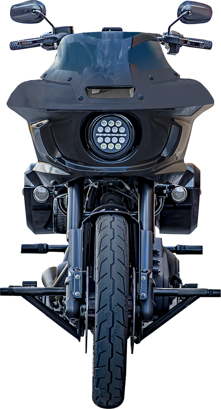 Front Brawler Kit - Black - HD Softail