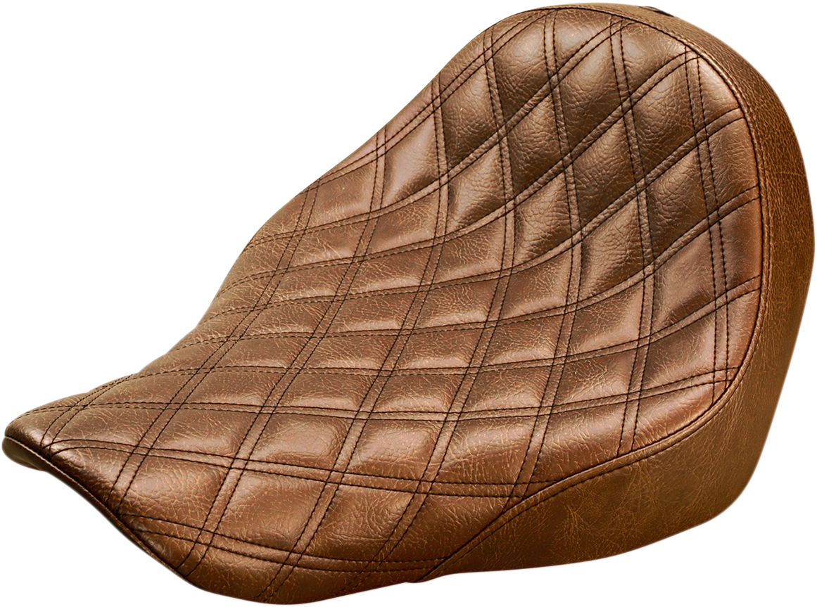 Renegade™ Solo Seat - Lattice Stitched - Brown - FL/FX '18-'24