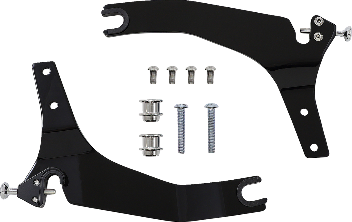 Backrest Kit - 11" - Black - Dyna