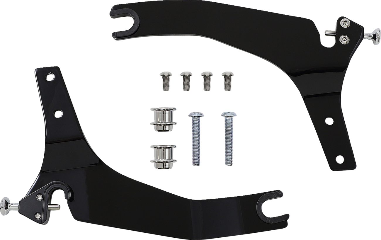 Backrest Kit - 11" - Black - Dyna