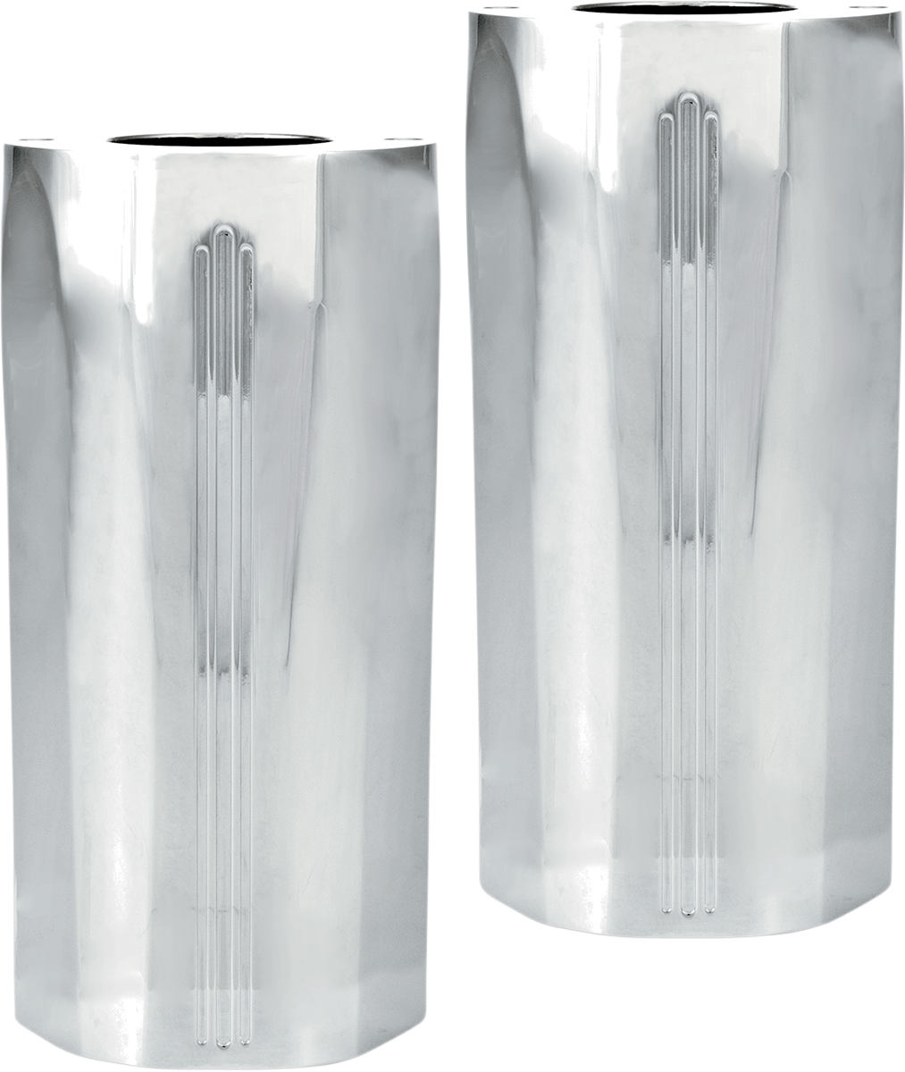 Fork Slider Covers - Chrome - Tech