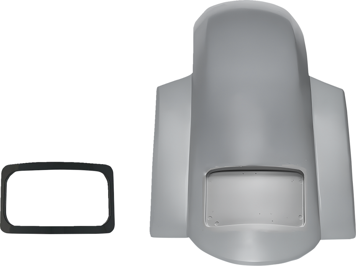 Short Sport Rear Fender - With Black Plate Frame