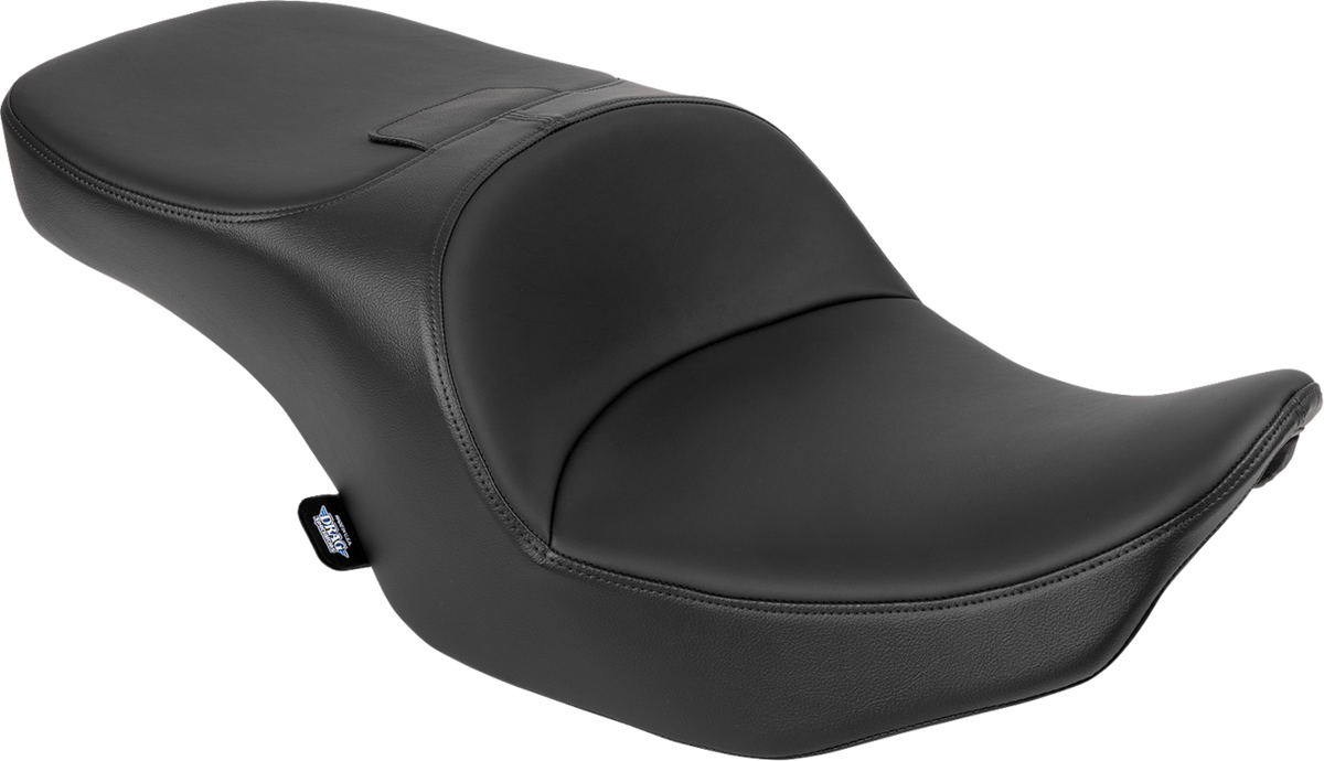 Freedom Seat - Black - Vinyl/Solar Leather - Smooth - FLT/FLH '23-'25