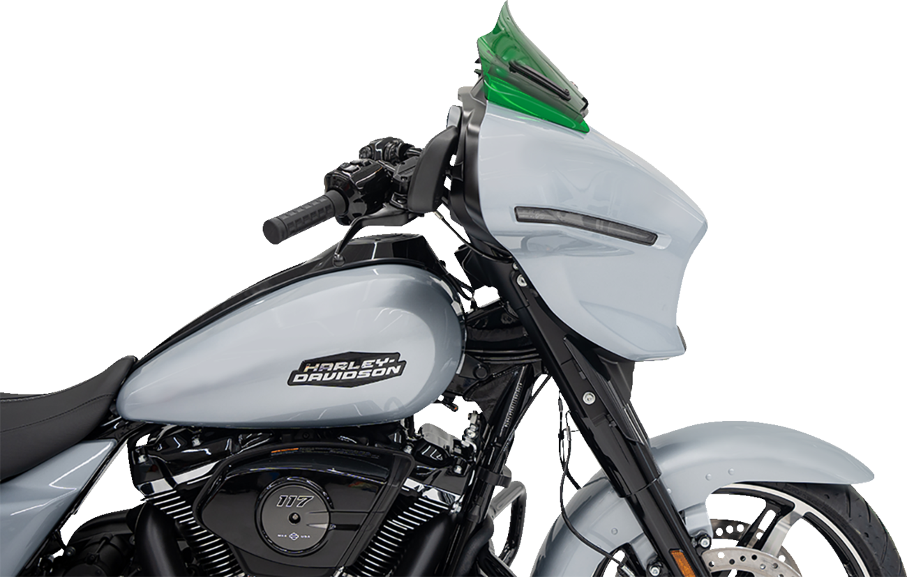 Kolor Flare® Windshield - 8" - Green - '23-'25 FLHX