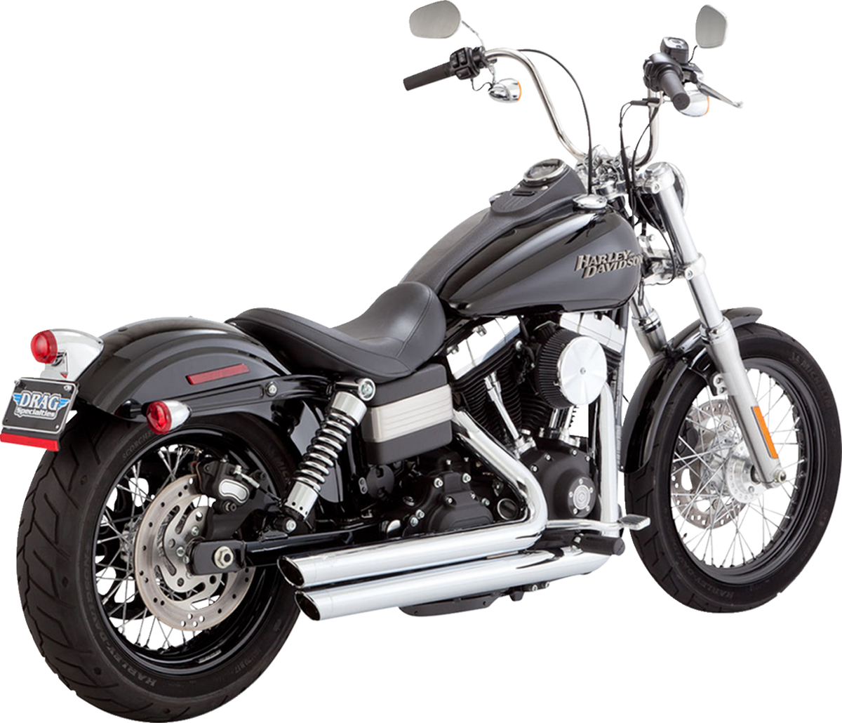 Big Shots Staggered Exhaust System - Chrome