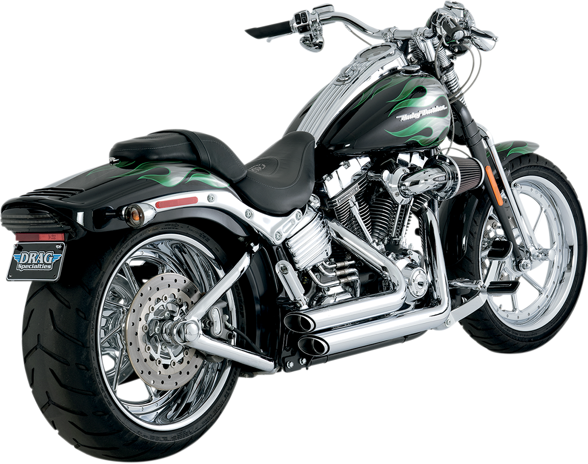 Shortshots Staggered Exhaust System - Chrome